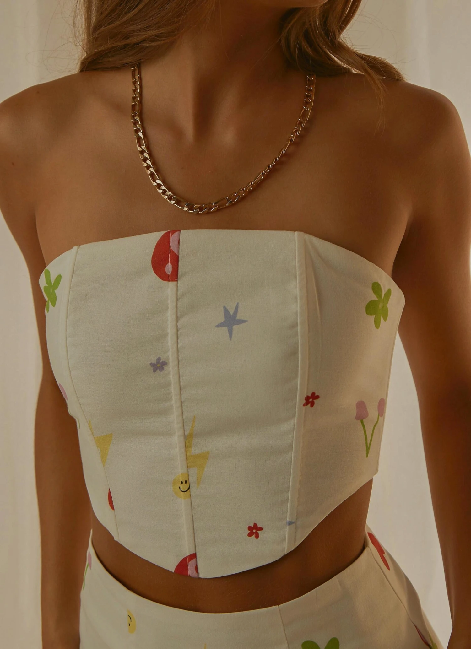 Fashion Flashback Bustier - 90s Motif 1 Fashion Flashback Bustier - 90s Motif