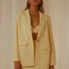 Italian Cities Blazer - Butter