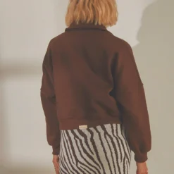 Naya Quarter Zip Jumper - Choc Brown -Stylo Craze Sales Store 0df73689eb144af5a83d9f826f5f289b scaled