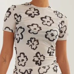 Structured Shapes Mesh Tee - Glazed Floral -Stylo Craze Sales Store 144e24670c794e38859005bd6dee27be scaled