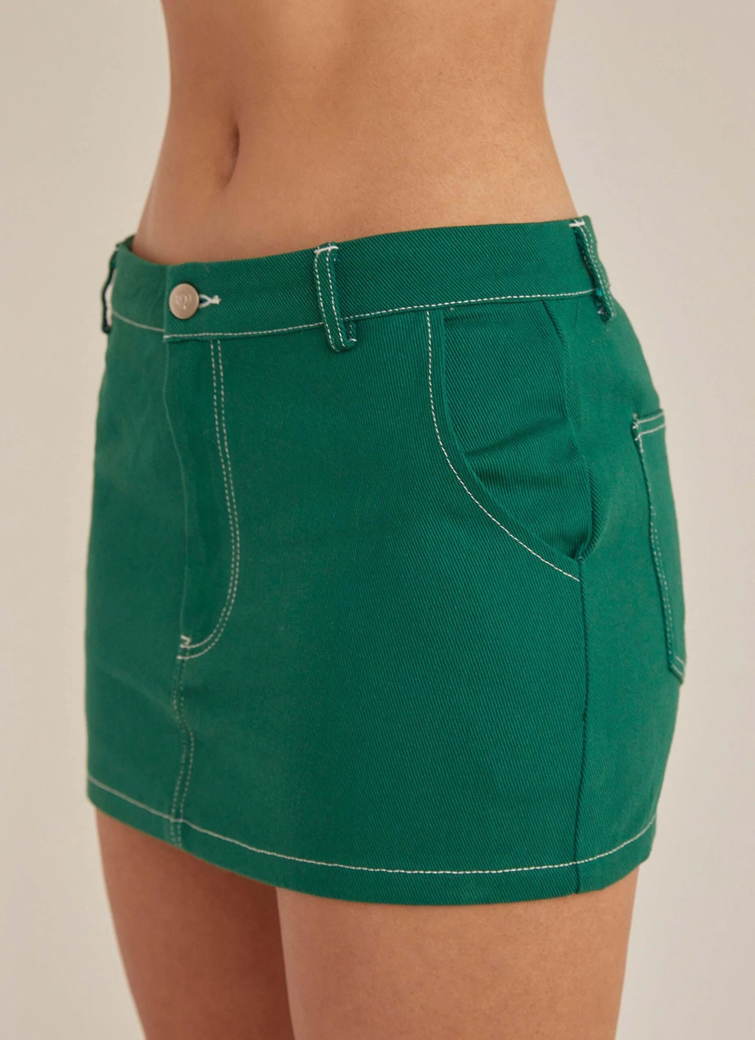 Explore Drill Skirt - Military Green 4 Explore Drill Skirt - Military Green - Image 4