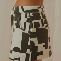 New York Times Mini Skirt - Black And White Geo -Stylo Craze Sales Store 1e06d1493b55430aa3fde80f307babc2 scaled