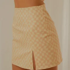 Sunday Girl Mini Skirt - Neutral Check -Stylo Craze Sales Store 2152e07e63b44c32b720c3bcae959b3a scaled