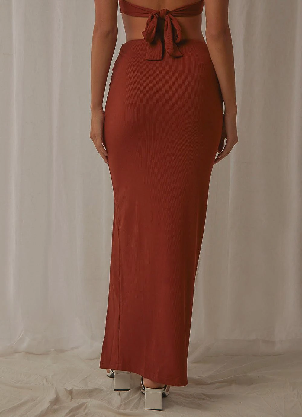 Talk About Love Skirt - Brown 4 Talk About Love Skirt - Brown - Image 4