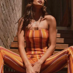 Afternoon Sun Bandeau Top - Golden Hour Stripe -Stylo Craze Sales Store 28ec5ffaaae047d8b95ad9bc1a23f12c scaled