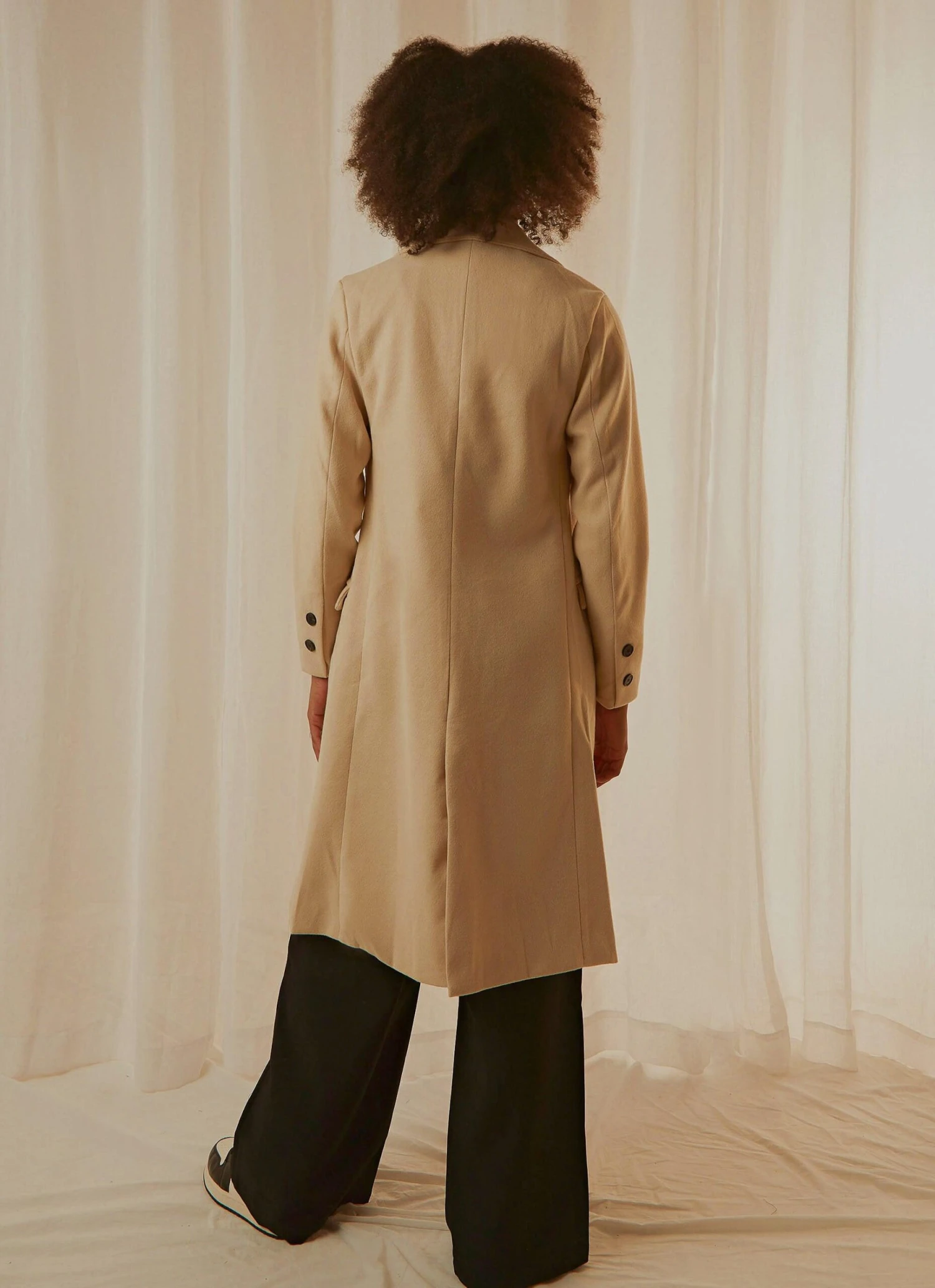 Drew Trench Coat - Beige 5 Drew Trench Coat - Beige - Image 5