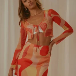 Everglow Sheer Top - Flaming -Stylo Craze Sales Store 2b7c97829ecb4d4ea058c7bd31d6f8cd scaled