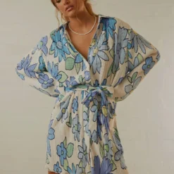 Soho Chic Shirt Dress - Blue Blossom -Stylo Craze Sales Store 2ea6b80ea55d4b34a733def2a3085628 bf11aea3 7624 4da4 bace 238622008611 scaled