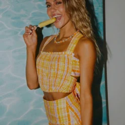 Sun Down Linen Top - Splice Check -Stylo Craze Sales Store 2eb04a4679f74ad388c0f3e5bd0bfcc7 scaled