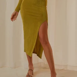 Heart Of Glass Midi Skirt - Green -Stylo Craze Sales Store 378ddc5535fc462babac992ef8b29e73 scaled