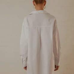 Downtown Love Shirt Dress - White 10 Downtown Love Shirt Dress - White -Stylo Craze Sales Store 38790007c9db4983b3b777204c35480a scaled