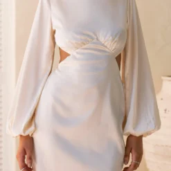 First Dance Satin Mini Dress - Pearl -Stylo Craze Sales Store 3c00fc96c31d4374b05d07f7686f1fc7 scaled