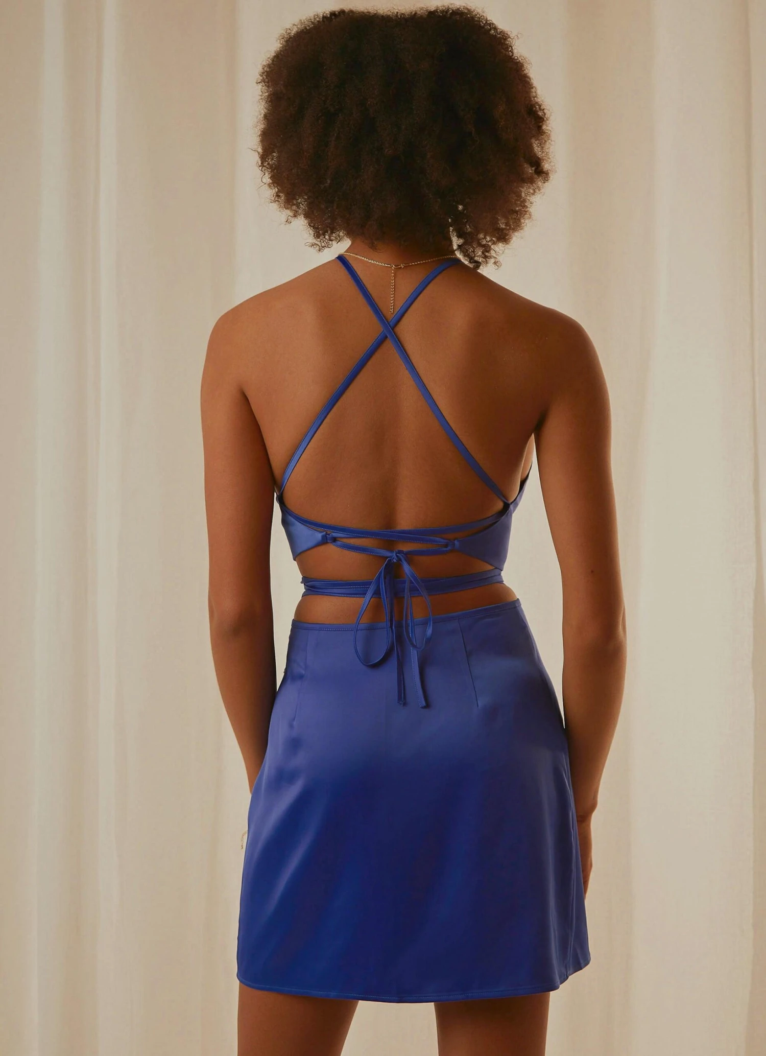 Driving Force Crop Top - Cobalt 5 Driving Force Crop Top - Cobalt - Image 5