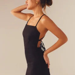 No Subsitute Apron Mini Dress - Shadow