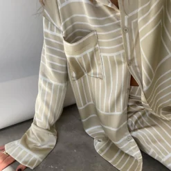 4TH & RECKLESS Norma Shirt - Beige Print