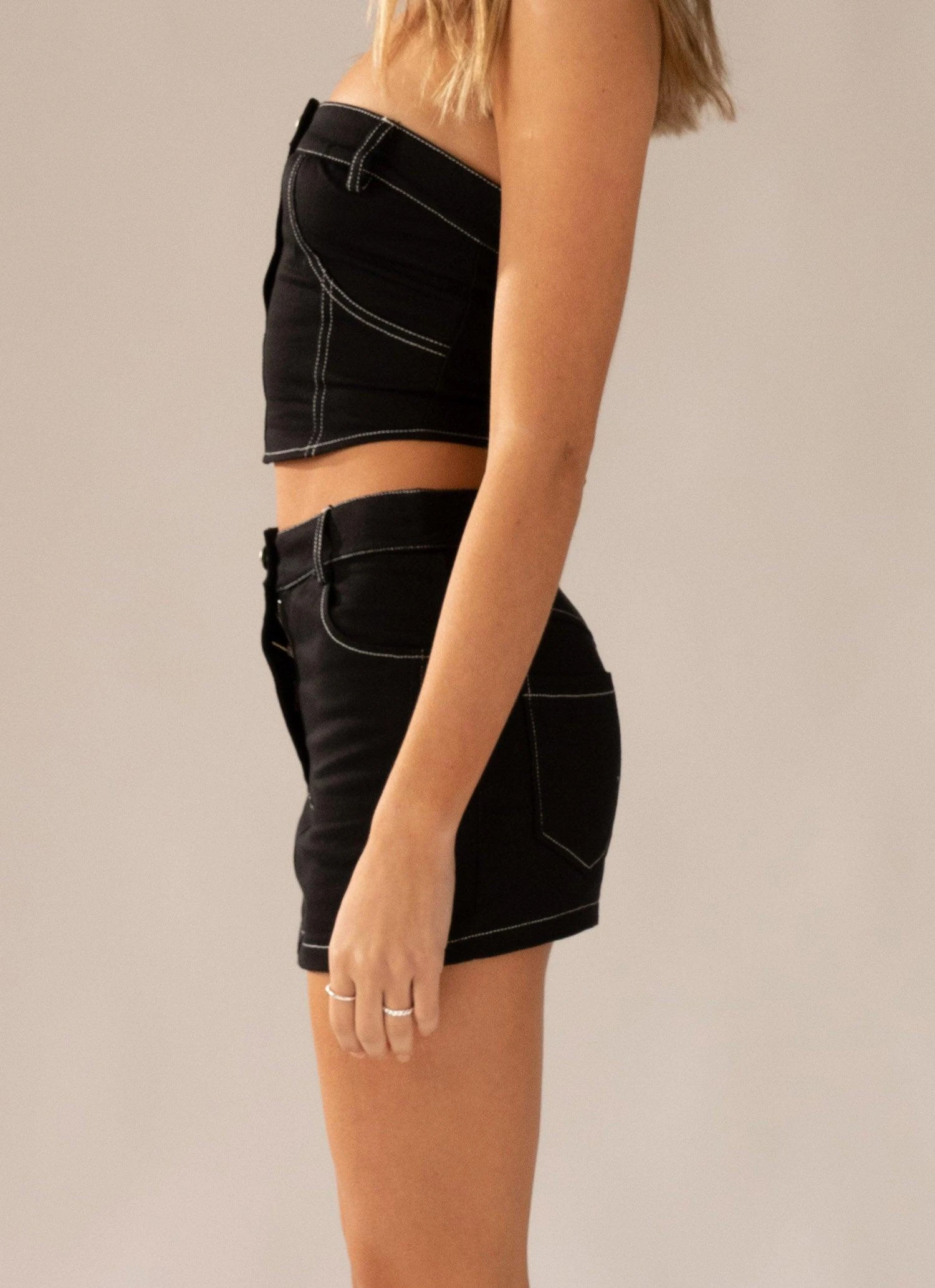 You Know The Drill Mini Skirt - Pitch 4 You Know The Drill Mini Skirt - Pitch - Image 4