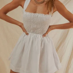 European Towns Linen Mini Dress - White -Stylo Craze Sales Store 547ee234763f4353b3220a0e745f7cdc 34476476 abcf 48ac 8d1c 1522aab777b7 scaled