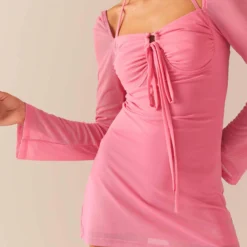 Make A Move Mesh Mini Dress - Amplify Pink -Stylo Craze Sales Store 5490618c4b2f4631978d796451c6346f scaled