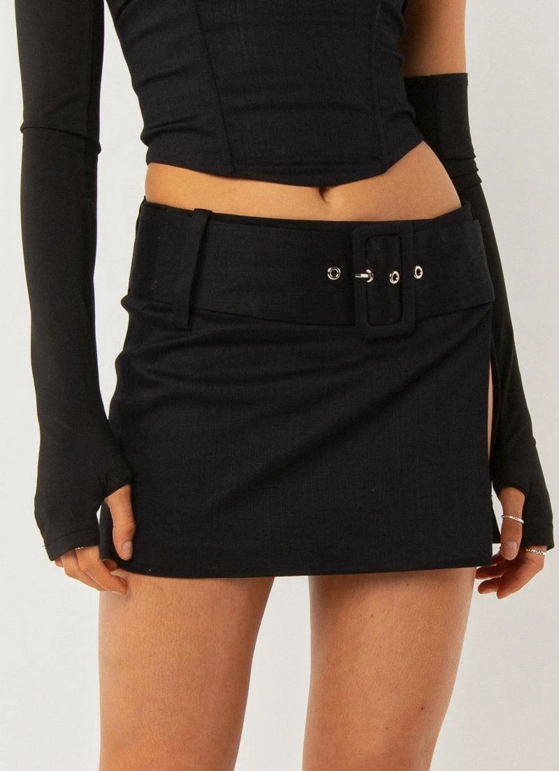 Cosmos Mini Skirt - Black 4 Cosmos Mini Skirt - Black - Image 4