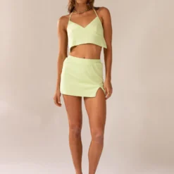Warmer Water Terry Halter Crop - Lime Green 9 Warmer Water Terry Halter Crop - Lime Green -Stylo Craze Sales Store 5c564a7461444eaca5d03019d2c7a891