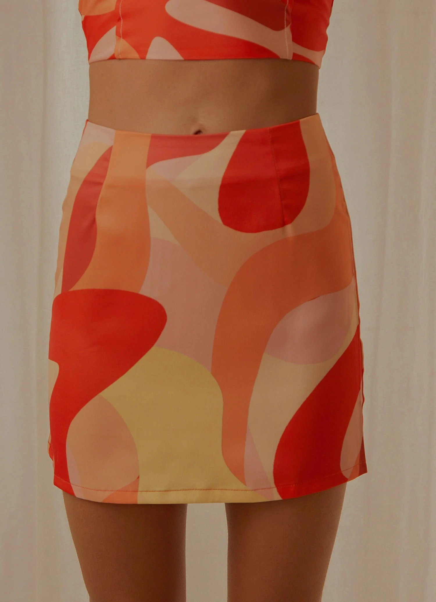 Thrill Bound Mini Skirt - Flaming 3 Thrill Bound Mini Skirt - Flaming - Image 3