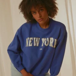 Big City Crewneck Sweater - Cobalt Blue