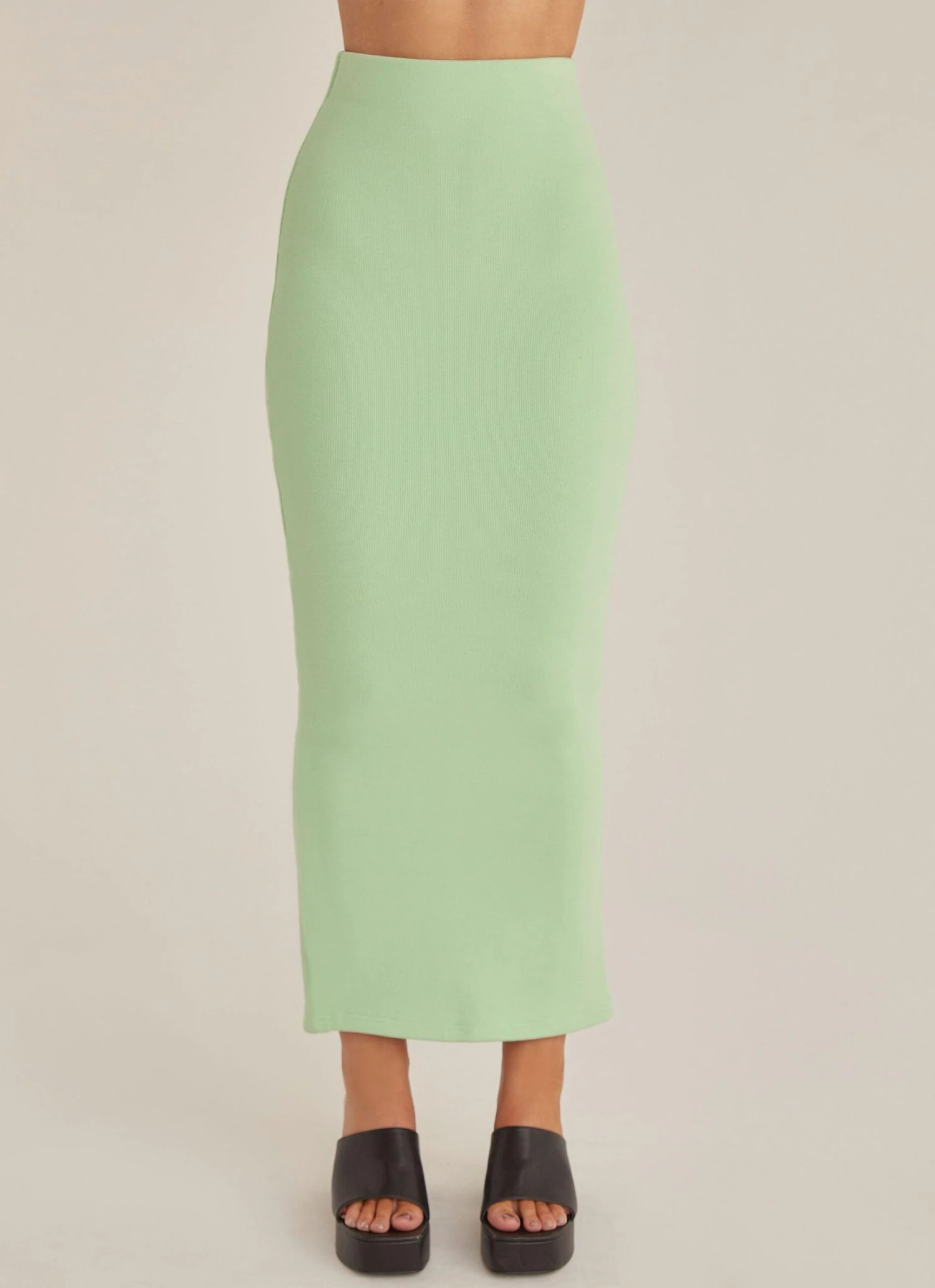 Mementos Maxi Skirt - Sage 4 Mementos Maxi Skirt - Sage - Image 4