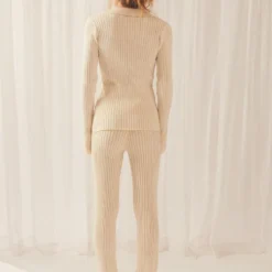 Ice Kissed Rib Knit Cardigan - Oatmeal -Stylo Craze Sales Store 64b00dfc0aa445b5a5737869a86979e5