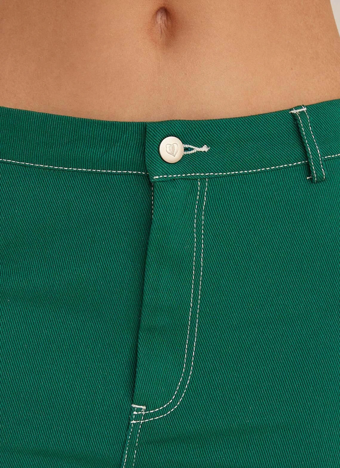 Explore Drill Skirt - Military Green 6 Explore Drill Skirt - Military Green - Image 6
