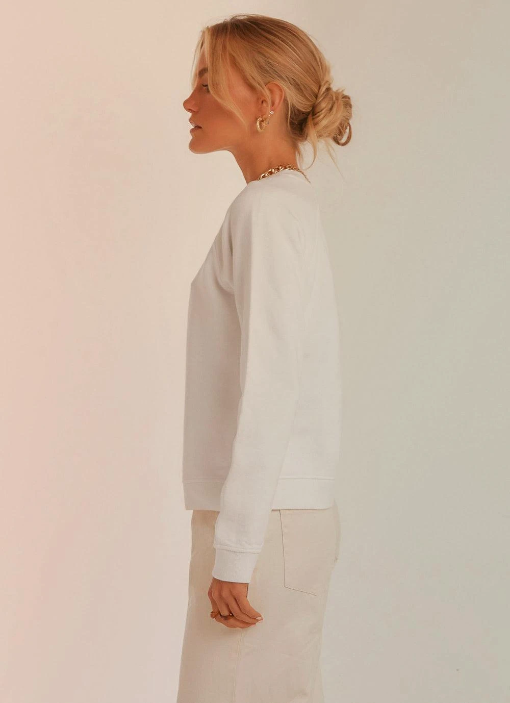 80s Sport Sweater - White 5 80s Sport Sweater - White - Image 5