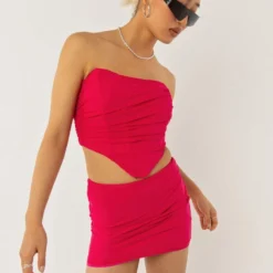 Hattie Mesh Mini Skirt - Magenta -Stylo Craze Sales Store 6973f99acecf4d018405af676e178e68