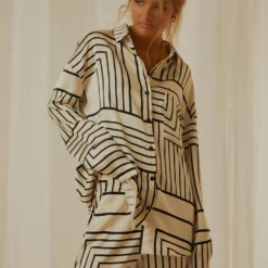 4TH & RECKLESS Norma Shirt - Black And White