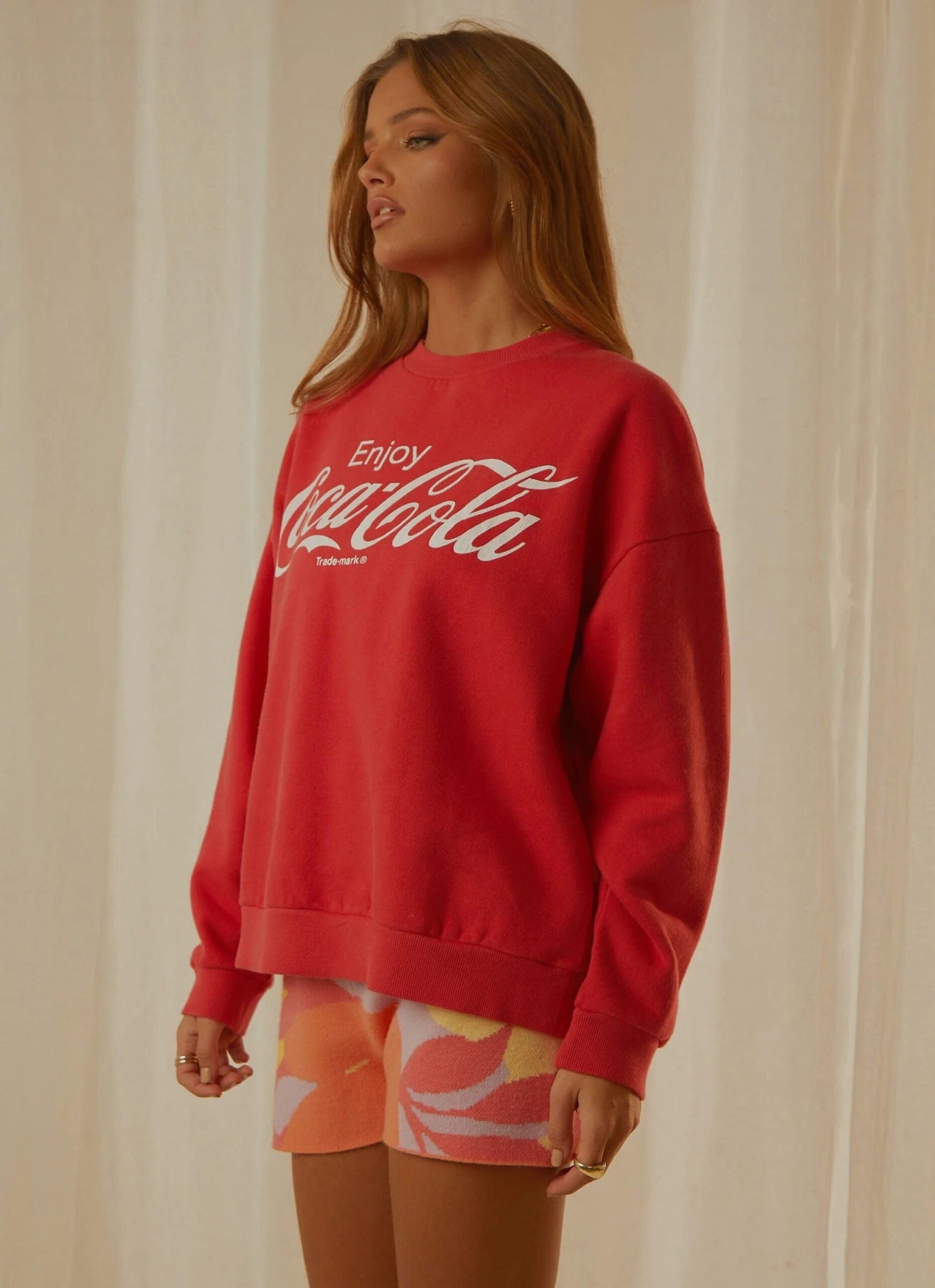 Enjoy Coca Cola Classic Sweat - Coke Red 5 Enjoy Coca Cola Classic Sweat - Coke Red - Image 5