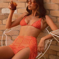 Checked Out Mesh Mini Skirt - Grid Locked Check