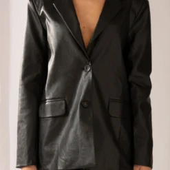 There She Goes PU Blazer - Black 11 There She Goes PU Blazer - Black -Stylo Craze Sales Store 71ce324c11b44a769677fda0118927be be982406 9b76 4c5f a6c5 6a75d3160b85