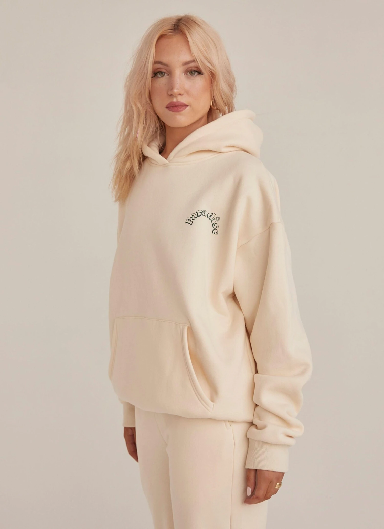 The Everyday Hoodie - Ivory 4 The Everyday Hoodie - Ivory - Image 4