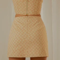 Sunday Girl Mini Skirt - Neutral Check -Stylo Craze Sales Store 7450712dacc447aaad06871d9581603c scaled