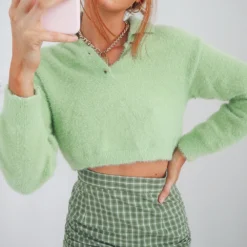 Peppin Skirt - Green Check -Stylo Craze Sales Store 790bdfc749c846e6894248d87ccbedea