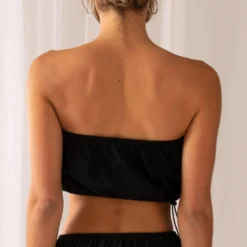 Home Skillet Drawstring Top - Black -Stylo Craze Sales Store 7a3159de491f4ec6ac500e001e608efb