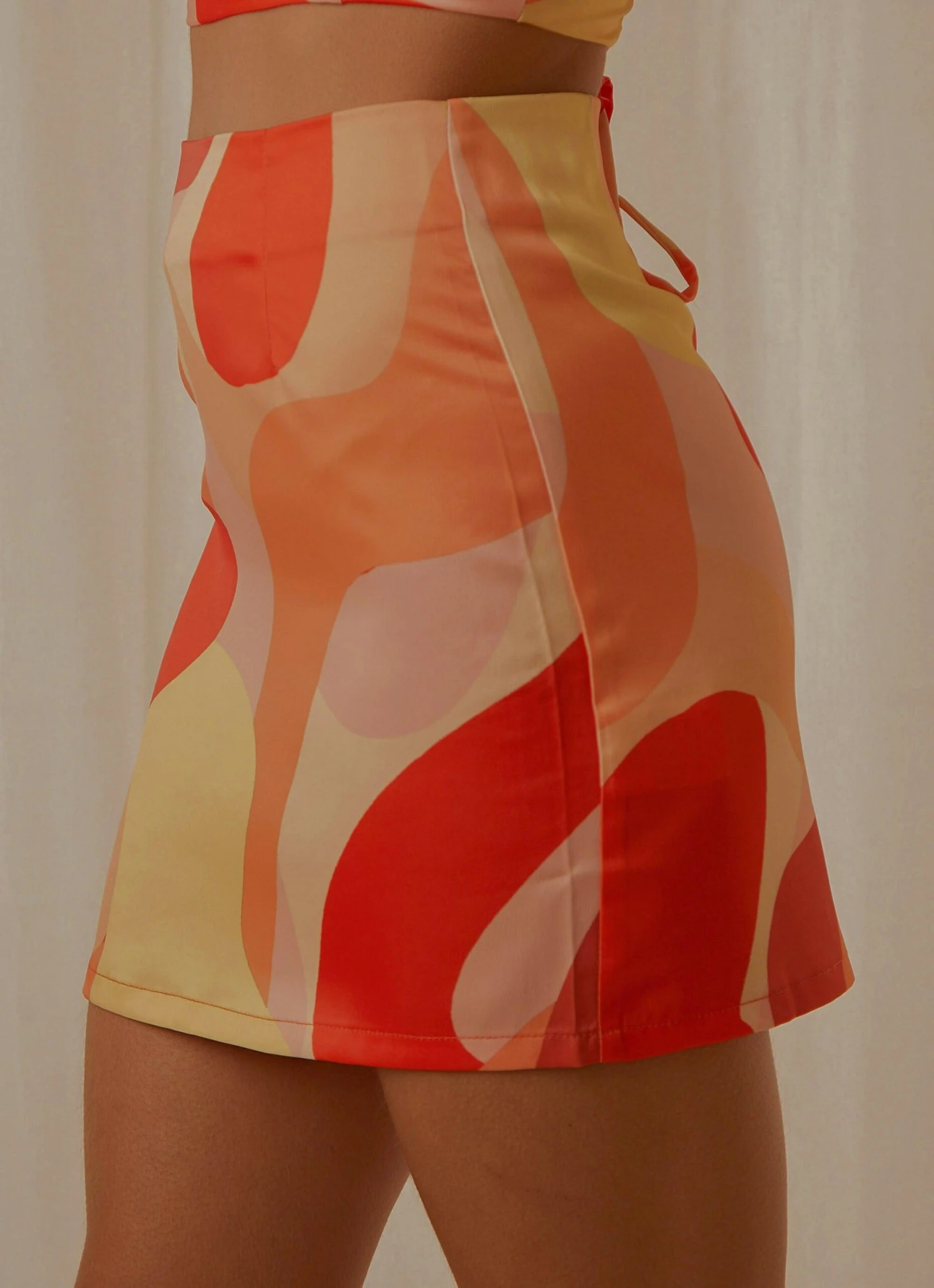 Thrill Bound Mini Skirt - Flaming 4 Thrill Bound Mini Skirt - Flaming - Image 4