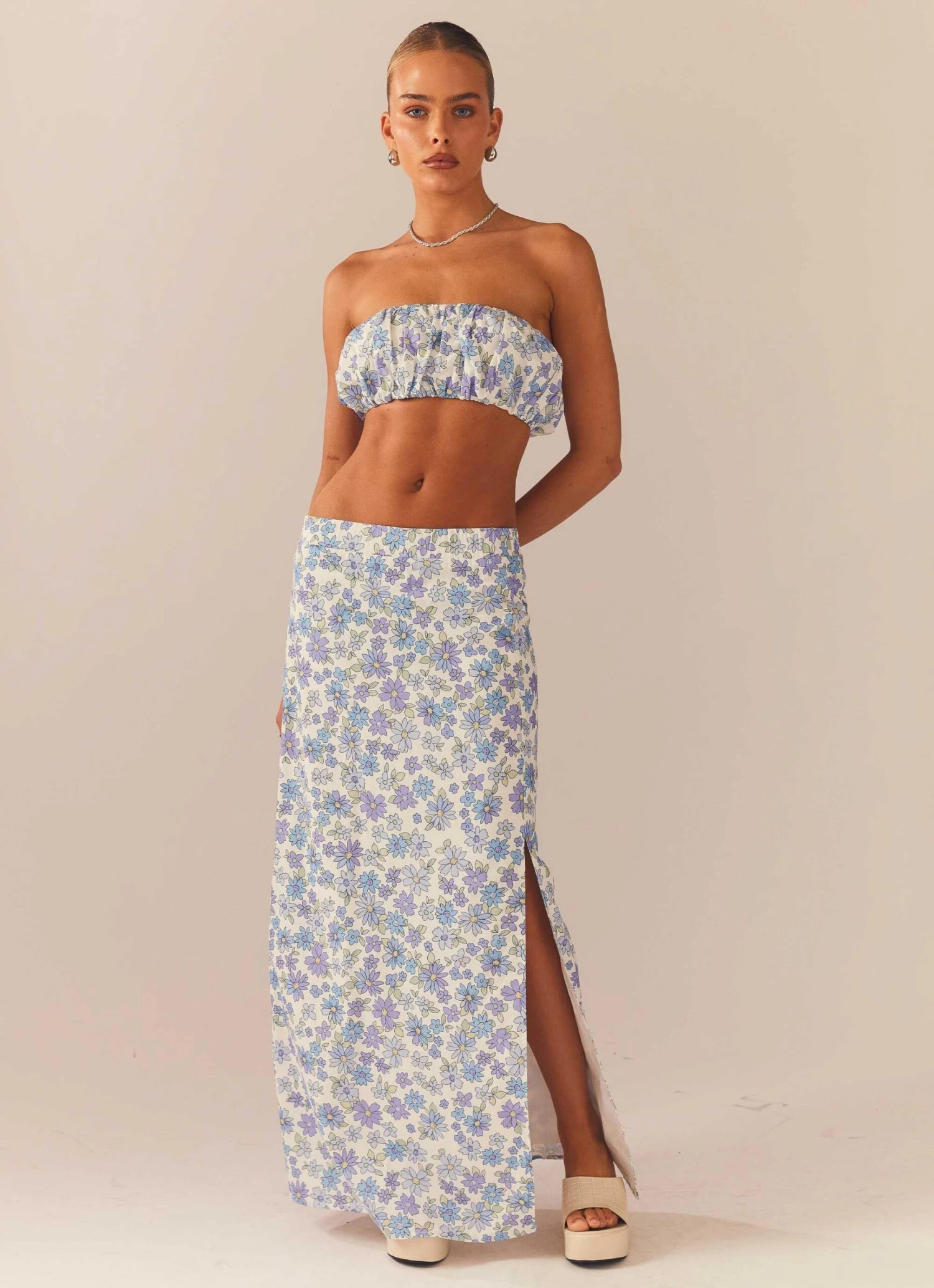 Frolicking In The Forest Maxi Skirt - Daisy Chain 1 Frolicking In The Forest Maxi Skirt - Daisy Chain