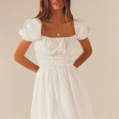 Be Your Girl Mini Dress - White