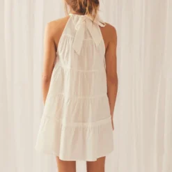 Liv Tier Dress - White -Stylo Craze Sales Store 90e455188bd8457588c568054b661d5b