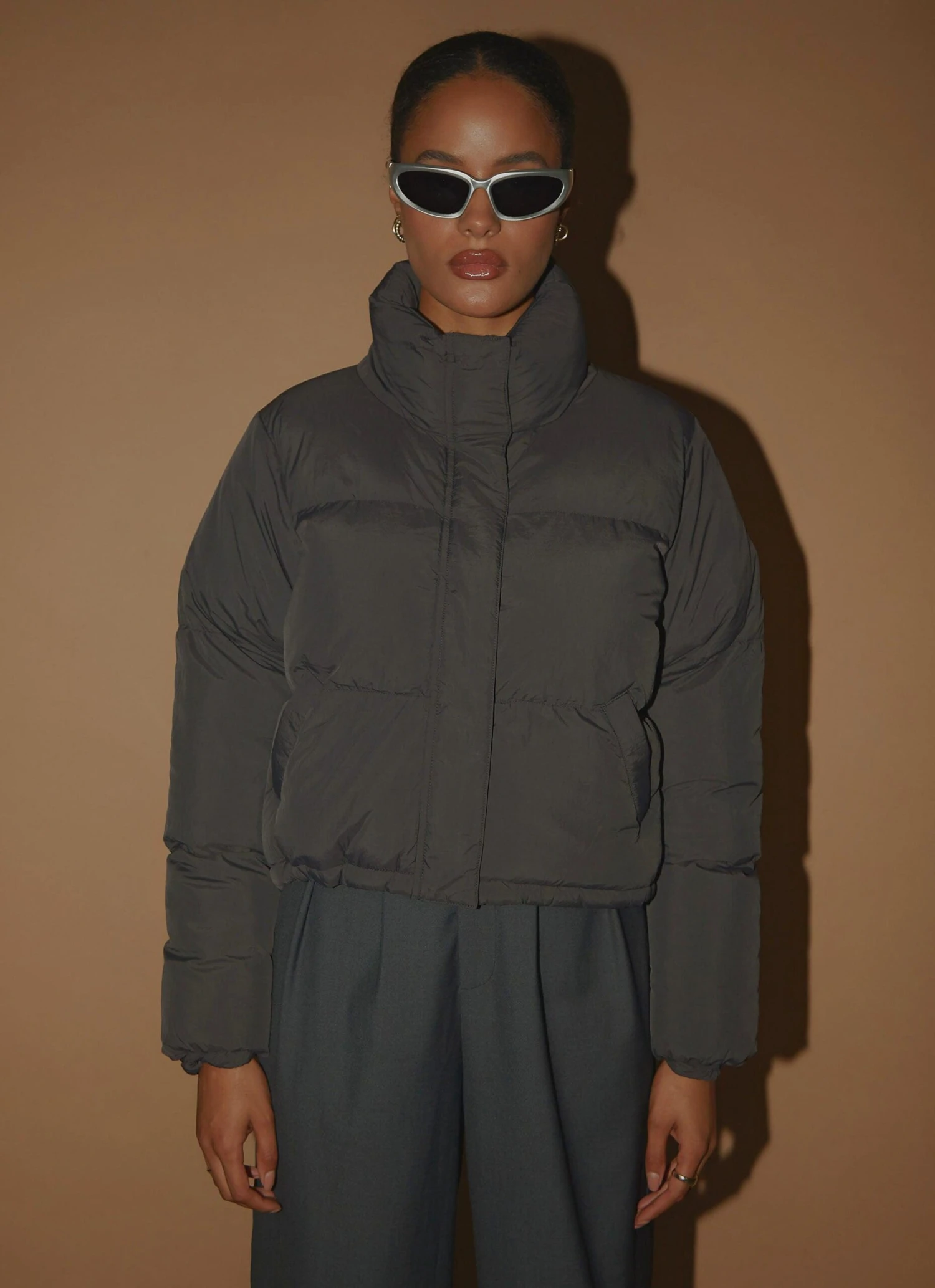 Topher Puffer Jacket - Coal 5 Topher Puffer Jacket - Coal - Image 5