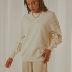 Tonal Stacked Thrills Company Slouch Fit Crew - Unbleached 7 Tonal Stacked Thrills Company Slouch Fit Crew - Unbleached -Stylo Craze Sales Store 92dccc2f59a645d09c487f01faa343eb scaled