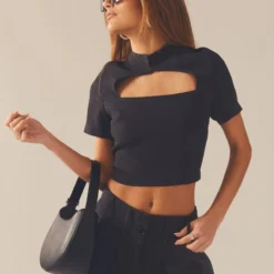 London Electric Top - Charcoal