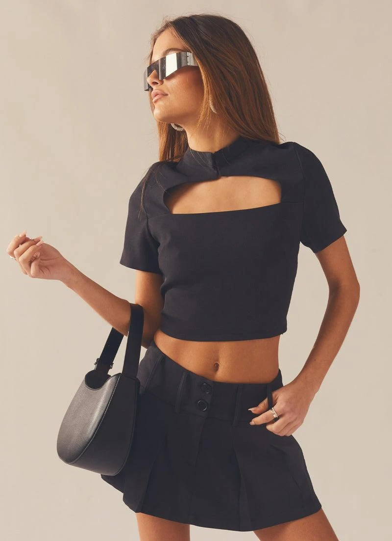 London Electric Top - Charcoal 1 London Electric Top - Charcoal