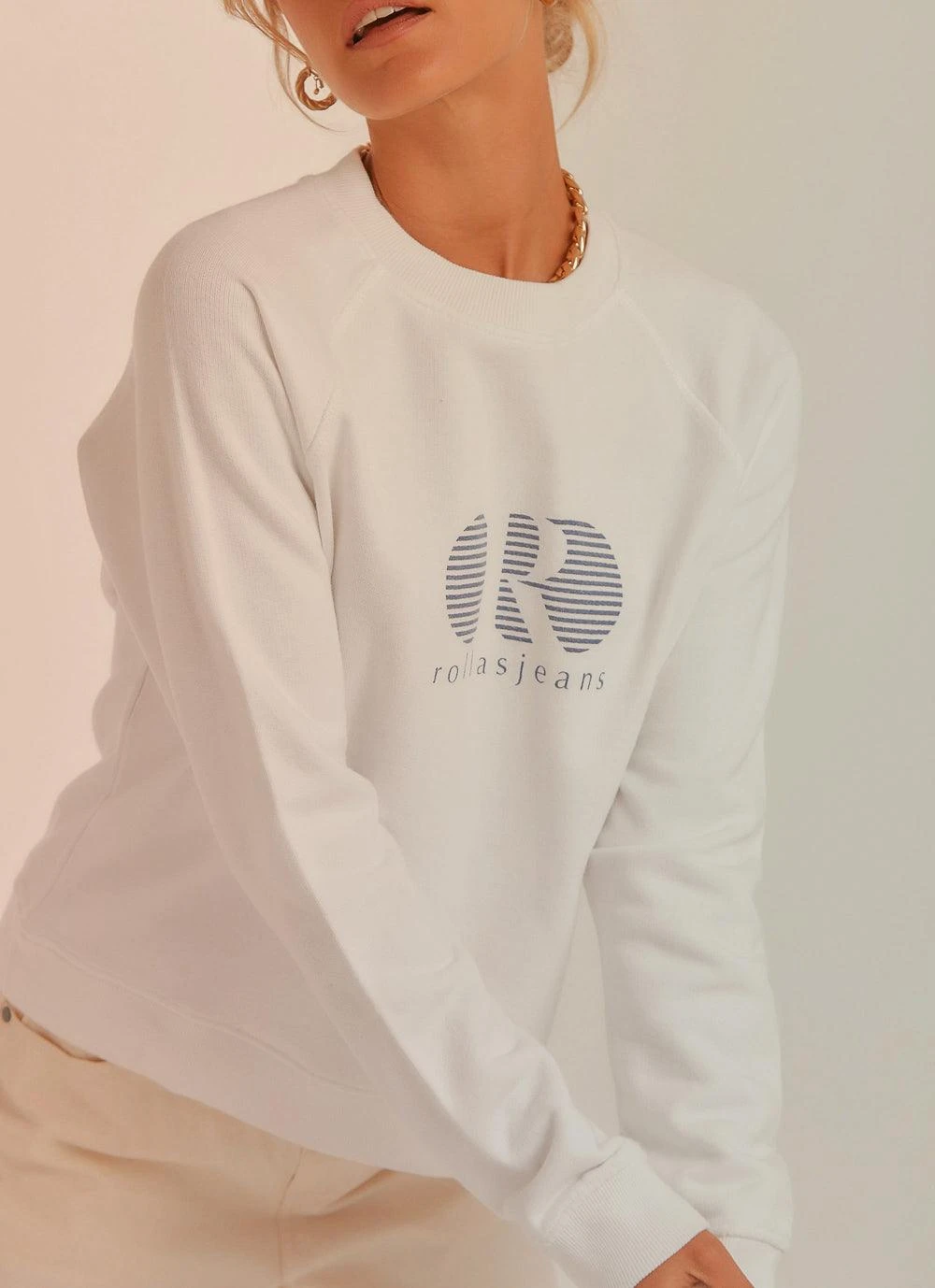 80s Sport Sweater - White 3 80s Sport Sweater - White - Image 3