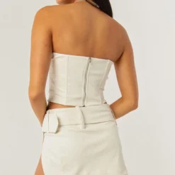 Love Of The Game Mini Skirt - Ivory Snakeskin -Stylo Craze Sales Store 9a2237584a9749918875e90c86111cc8