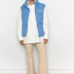 Cold And Cool Puffer Vest - Azure -Stylo Craze Sales Store ApresSki WebCrops 39